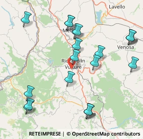 Mappa Via dei Fucilai 1 - Zona Artigianale, 85028 Rionero In Vulture PZ, Italia (10.1545)