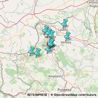 Mappa Via degli Scalpellini-zona artigianale, 85028 Rionero In Vulture PZ, Italia (8.39909)