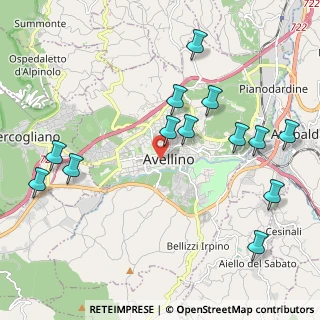 Mappa Via Dante Alighieri, 83100 Avellino AV, Italia (2.52615)