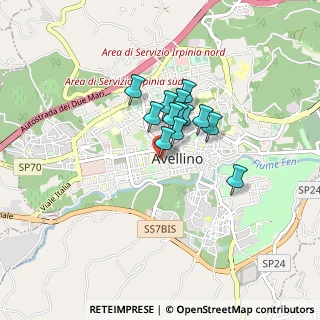 Mappa Via Dante Alighieri, 83100 Avellino AV, Italia (0.55769)