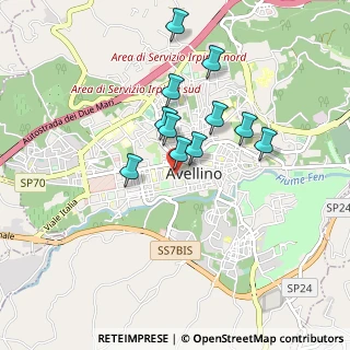 Mappa Via Dante Alighieri, 83100 Avellino AV, Italia (0.77455)