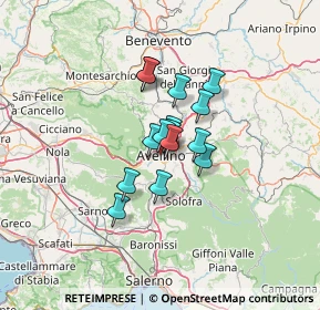 Mappa Via Dante Alighieri, 83100 Avellino AV, Italia (8.41933)