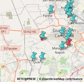Mappa Via Ugo Foscolo, 80019 Qualiano NA, Italia (5.39533)