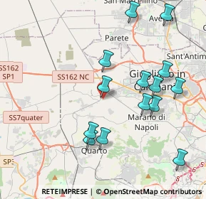 Mappa Via Ugo Foscolo, 80019 Qualiano NA, Italia (4.465)