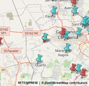 Mappa Via Ugo Foscolo, 80019 Qualiano NA, Italia (6.835)