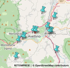 Mappa Avellino, 83100 Avellino AV, Italia (3.8975)