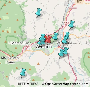 Mappa Avellino, 83100 Avellino AV, Italia (3.21833)