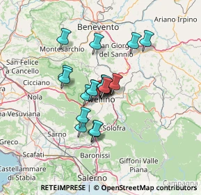 Mappa Avellino, 83100 Avellino AV, Italia (9.37737)