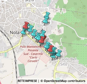 Mappa Via Madonna della Stella, 80035 Nola NA, Italia (0.325)