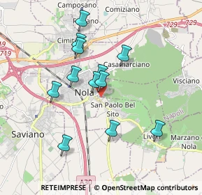 Mappa Via Madonna della Stella, 80035 Nola NA, Italia (1.71333)