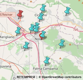 Mappa Via Madonna della Stella, 80035 Nola NA, Italia (3.94083)