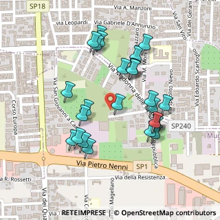 Mappa Via Quattro Giornate, 80018 Mugnano di Napoli NA, Italia (0.25385)