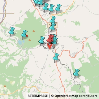 Mappa Via Ugo la Malfa, 85028 Rionero In Vulture PZ, Italia (5.007)