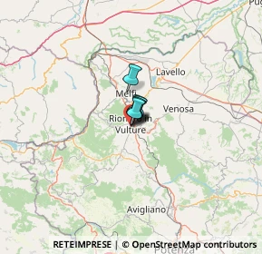 Mappa Via Ugo la Malfa, 85028 Rionero In Vulture PZ, Italia (34.36231)