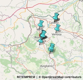 Mappa Via Ugo la Malfa, 85028 Rionero In Vulture PZ, Italia (8.8775)
