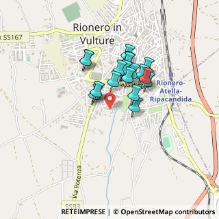 Mappa Via Ugo la Malfa, 85028 Rionero In Vulture PZ, Italia (0.3365)