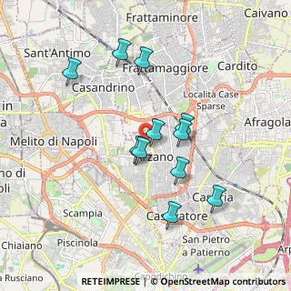 Mappa Via Pasquale Ferone, 80022 Arzano NA, Italia (1.73636)
