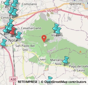 Mappa Via Provinciale Per Camposano, 80035 Nola NA, Italia (3.45368)
