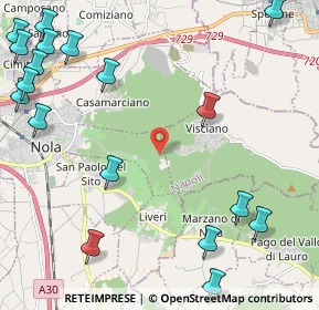 Mappa Via Provinciale Per Camposano, 80035 Nola NA, Italia (3.43056)