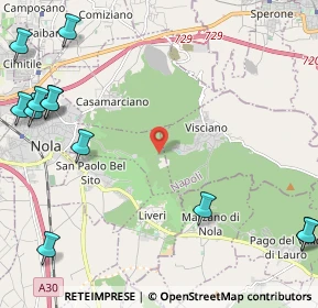 Mappa Via Provinciale Per Camposano, 80035 Nola NA, Italia (3.565)