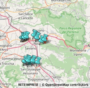 Mappa Via Provinciale Per Camposano, 80035 Nola NA, Italia (7.887)