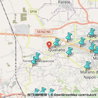 Mappa Via Gaetano Donizetti, 80019 Qualiano NA, Italia (3.21462)