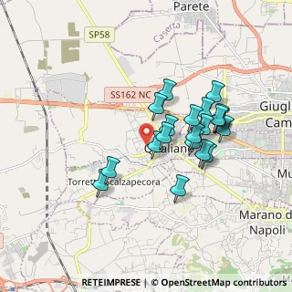 Mappa Via Gaetano Donizetti, 80019 Qualiano NA, Italia (1.6245)