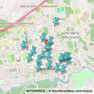 Mappa Avellino Via Piave, 83100 Avellino AV, Italia (0.4655)