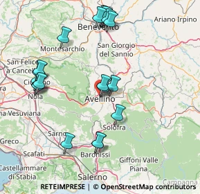 Mappa Via Beata Francesca, 83100 Avellino AV, Italia (18.0825)