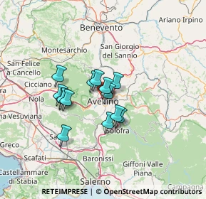 Mappa Via Beata Francesca, 83100 Avellino AV, Italia (9.94429)