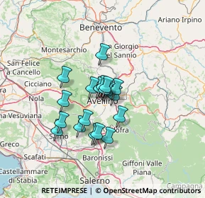 Mappa Via Beata Francesca, 83100 Avellino AV, Italia (9.1535)