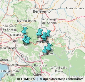 Mappa Avellino Via Piave, 83100 Avellino AV, Italia (9.10615)