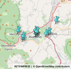 Mappa Avellino Via Piave, 83100 Avellino AV, Italia (2.17091)