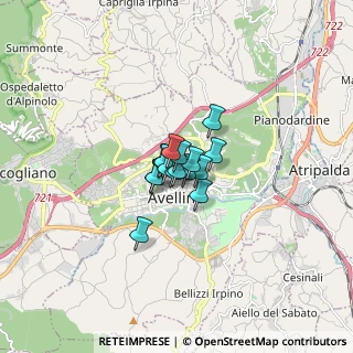 Mappa Avellino Via Piave, 83100 Avellino AV, Italia (0.6725)