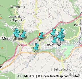 Mappa Via Filippo Visconti, 83100 Avellino AV, Italia (1.73364)