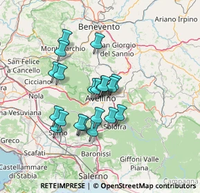 Mappa Supermercato Decò Avellino, 83100 Avellino AV, Italia (11.7315)