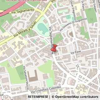 Mappa Via Tagliamento, 215, 83013 Avellino, Avellino (Campania)