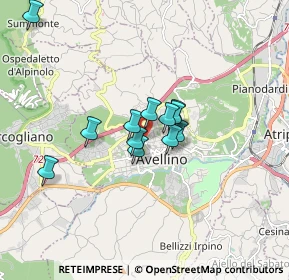 Mappa Carrefour Market, 83100 Avellino AV, Italia (1.29167)