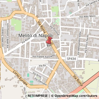 Mappa Via Aniello Marrone, 19, 80017 Melito di Napoli, Napoli (Campania)