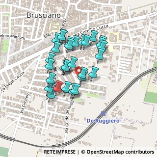 Mappa Via S. Sebastiano Martire, 12, 80031 Brusciano NA, Italia (0.19366666666667)
