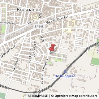 Mappa Via Guido De Ruggiero, 37H, 80031 Brusciano, Napoli (Campania)