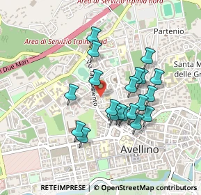 Mappa Via Padre Romualdo Formato, 83100 Avellino AV, Italia (0.4125)