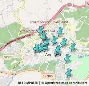 Mappa Via Tagliamento, 83100 Avellino AV, Italia (0.75667)