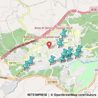 Mappa Via Tagliamento, 83100 Avellino AV, Italia (1.01727)