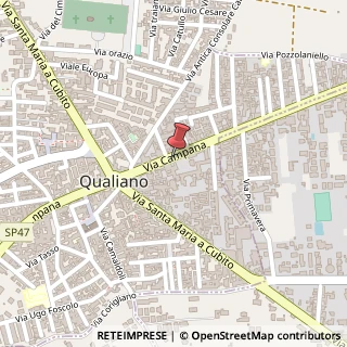 Mappa Corso Campano, 21, 80019 Qualiano, Napoli (Campania)