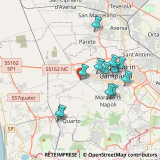 Mappa Via Fratelli Rosselli, 80019 Qualiano NA, Italia (3.88583)
