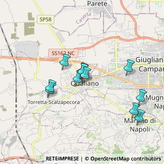 Mappa Via Fratelli Rosselli, 80019 Qualiano NA, Italia (1.79909)