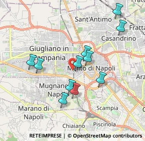 Mappa Via Matilde Serao, 80018 Mugnano di Napoli NA, Italia (1.88545)
