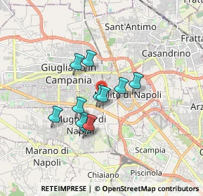 Mappa Via Matilde Serao, 80018 Mugnano di Napoli NA, Italia (1.33091)