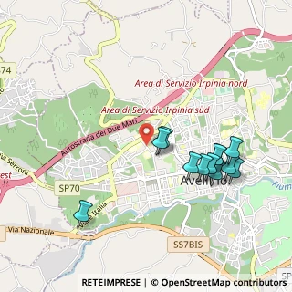 Mappa Iperfutura Avellino Cione, 83100 Avellino AV, Italia (1.06833)